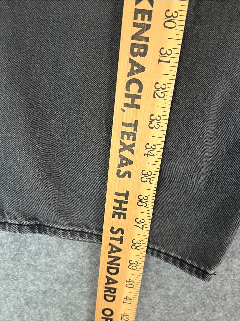 American Eagle Super High-Waisted Wide Leg Jeans Faded Black Size 2 Regular - Picture 15 of 16